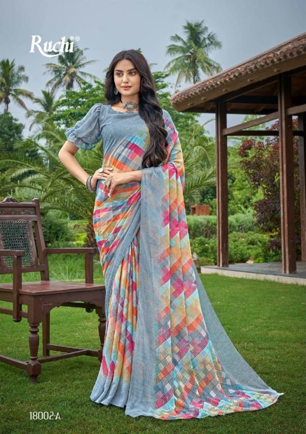 Ruchi Star Chiffon 83 Casual Wear Chiffon Saree Collection